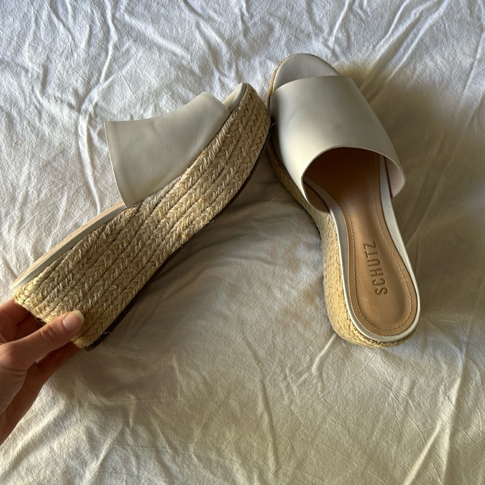 Schutz platform sandals